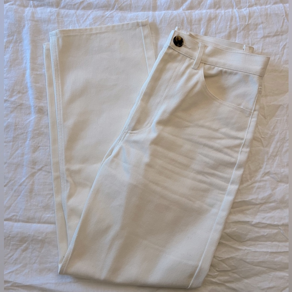 MARA HOFFMAN White / Natural Denim Jeans - 6